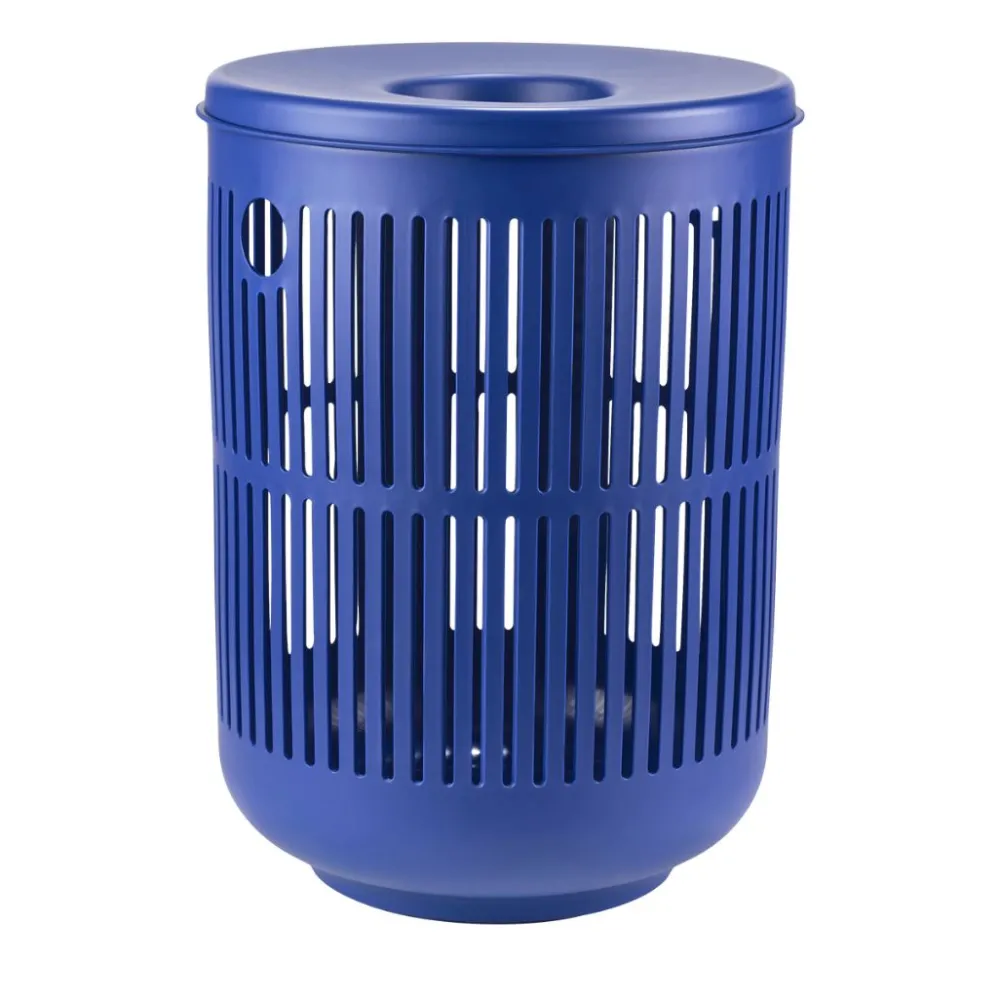 ume_laundry_basket_indigo_0.webp Zone Denmark Storage | Bedroom>Ume Laundry Basket Indigo – Zone