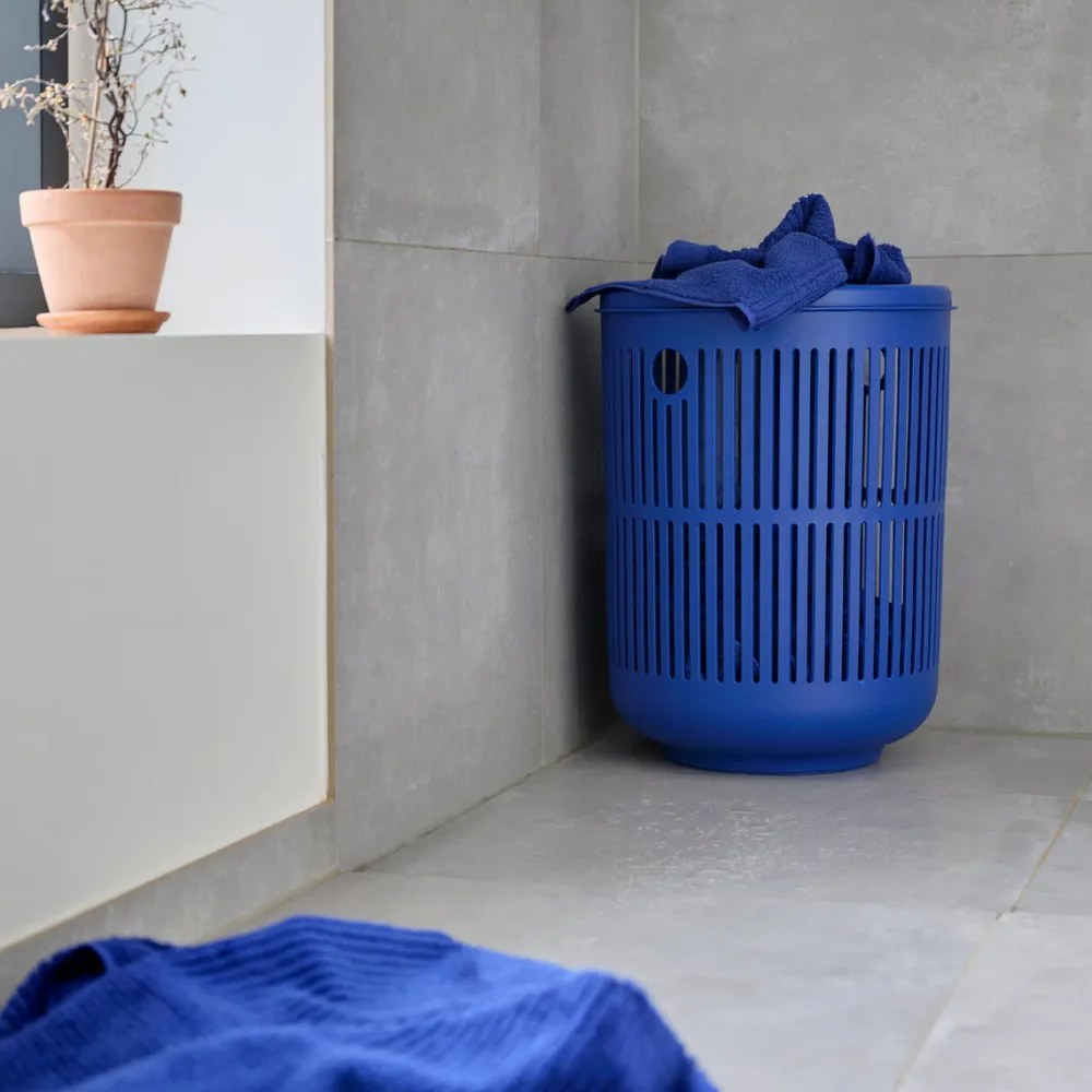 ume_laundry_basket_indigo_2.webp Zone Denmark Storage | Bedroom>Ume Laundry Basket Indigo – Zone