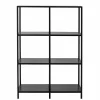Bloomingville Storage Shelves | Office>Valde Bookcase, Black Metal –