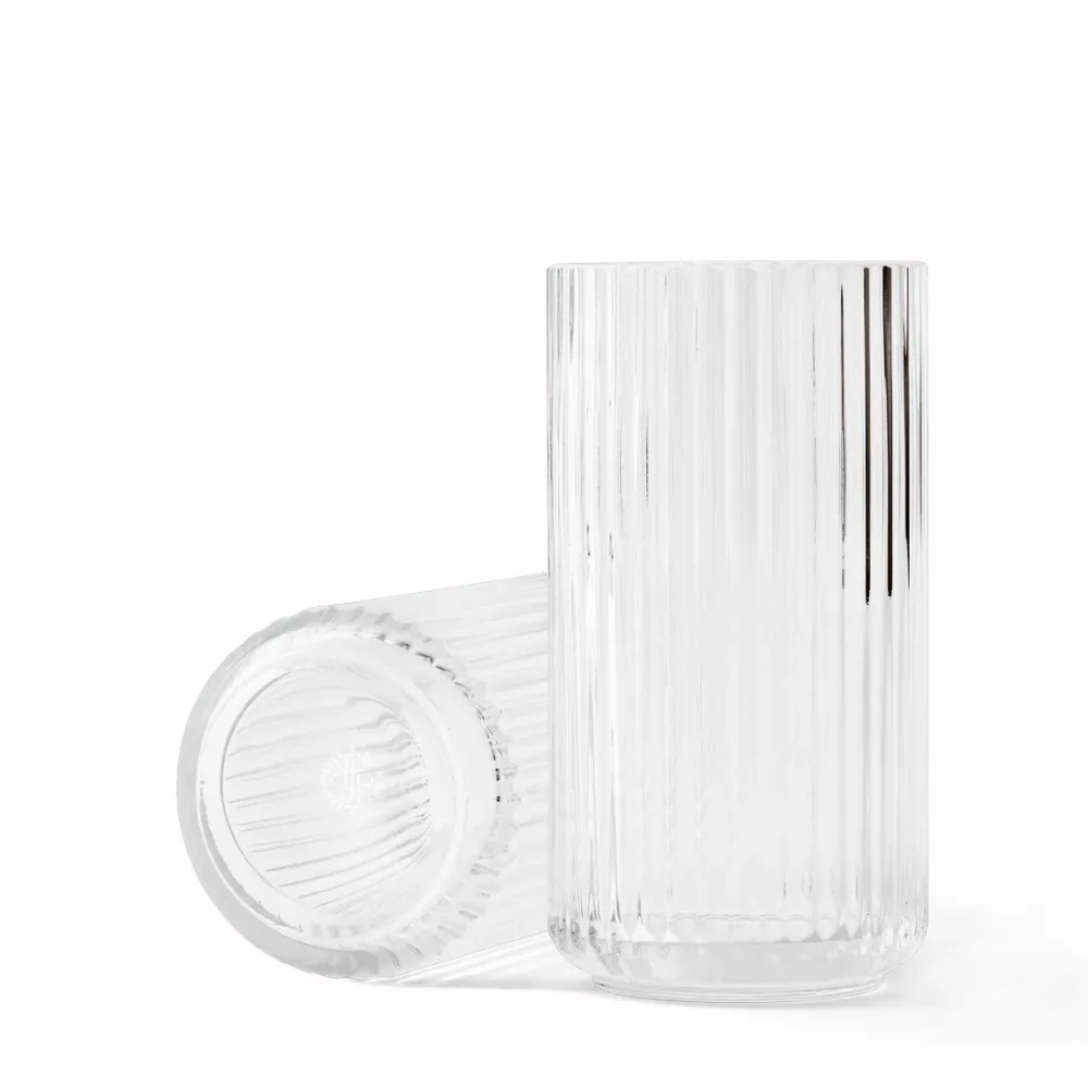 vase__cm_clear__lyngby_0.webp Lyngby Porcelain Ceramics And Vases>Vase 20.5 cm Clear – Lyngby