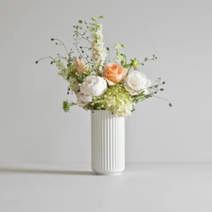 Lyngby Porcelain Ceramics And Vases>Vase 15 cm, white – Lyngby