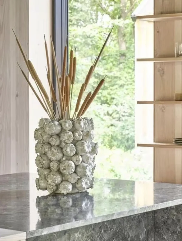 Villa Collection Ceramics And Vases>Vase Elha 32 cm, Crème –