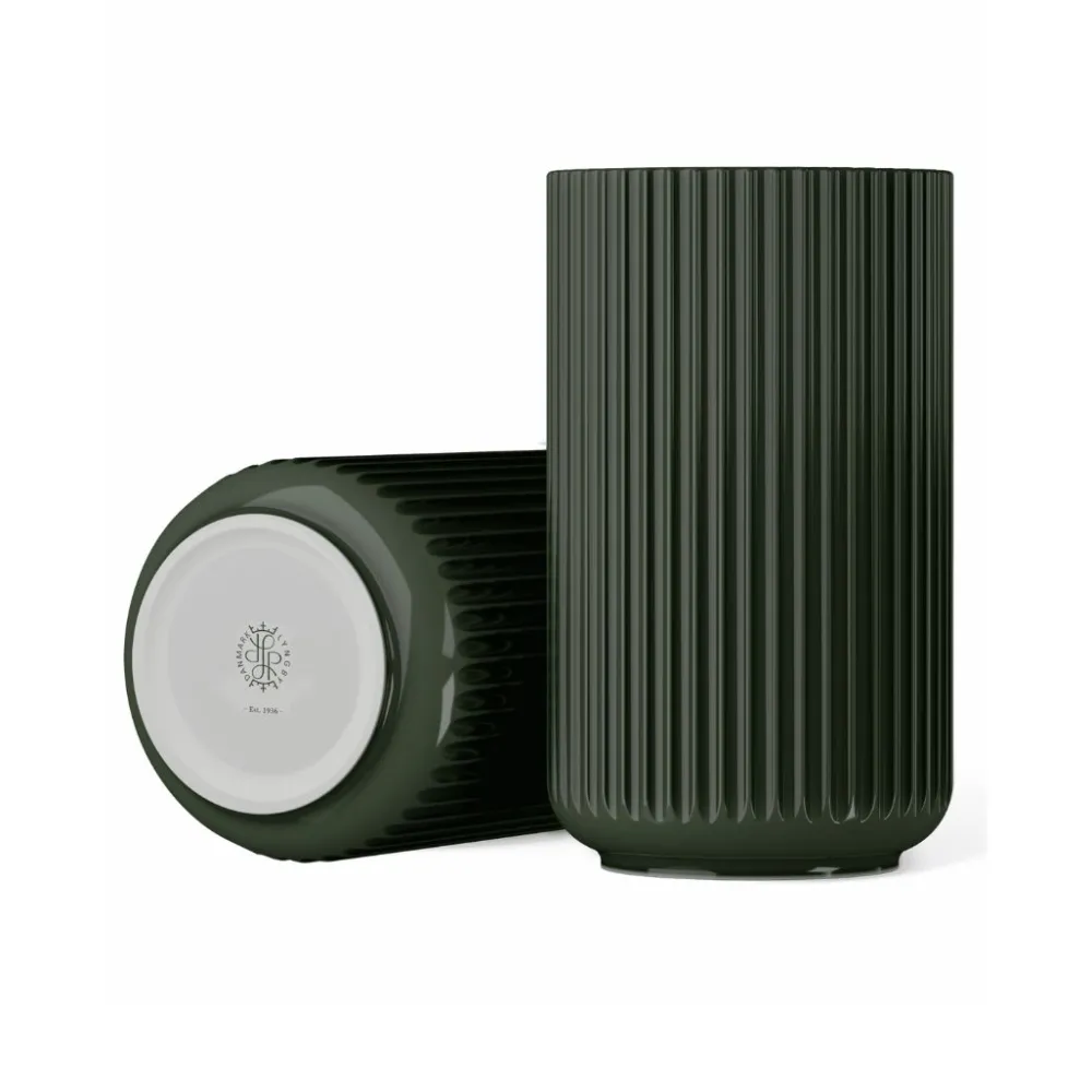 vase_h_cm_dark_green__lyn_0.webp Lyngby Porcelain Easter Decorations | Ceramics And Vases>Vase H31 cm Dark Green – Lyngby