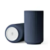 Lyngby Porcelain Ceramics And Vases>Vase Midnight blue Matt H25 cm – Lyngby