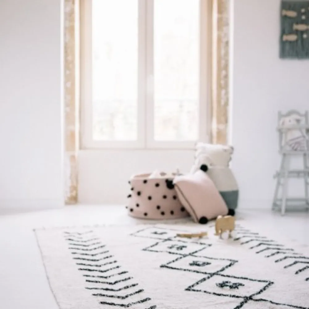 washable_rug_bereber_rhom_2.webp Kids Lorena Canals Rugs And Playmats | Textiles>Washable Rug Bereber Rhombs M –