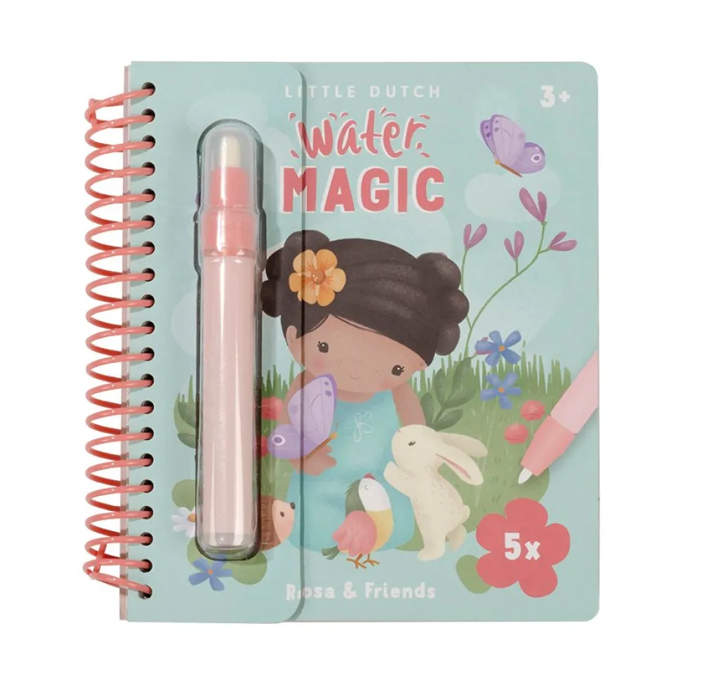 water_magic_book_rosa__fr_0.webp Kids Little Dutch Creativity>Water magic book Rosa & Friends –