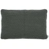 Södahl Textiles | Bedroom>Wave Knit Cushion, Green –