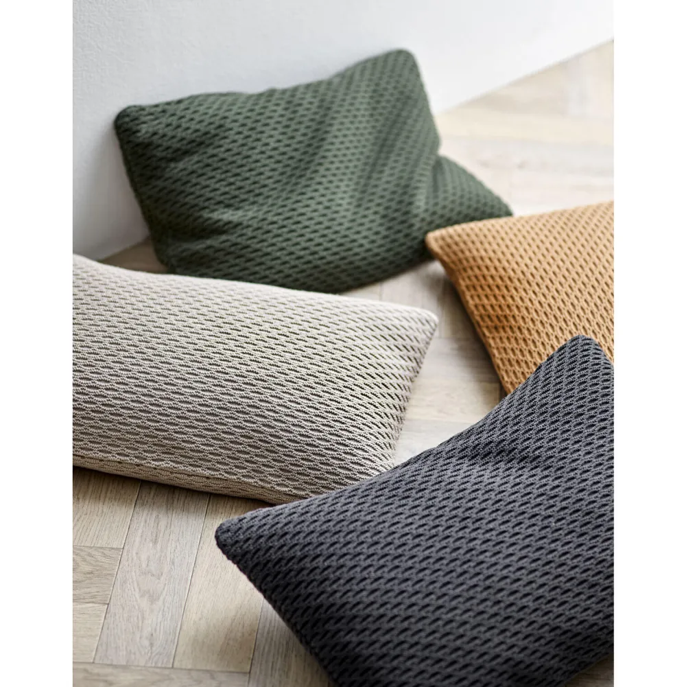 wave_knit_cushion_green___1.webp Södahl Textiles | Bedroom>Wave Knit Cushion, Green –