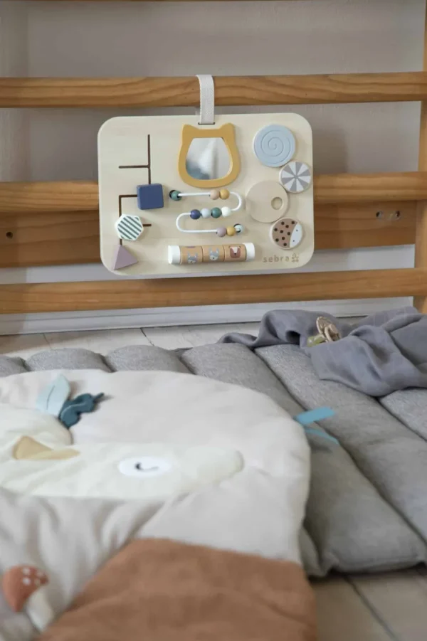 Kids Sebra Interior Wooden Toys | Christmas Toys>Wooden activity board, Woodland – Sebra
