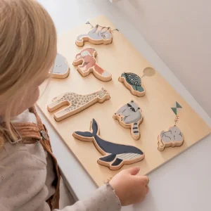 Kids Sebra Interior Wooden Toys | Games And Puzzles>Wooden chunky puzzle, World of Sebra – Sebra