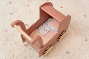 Kids Little Dutch Doll Accessories | Christmas Toys>Wooden Doll Pram Rose –