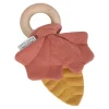 Kids Little Dutch Baby Toys>Wooden Ring Rattle Leaves, Red –