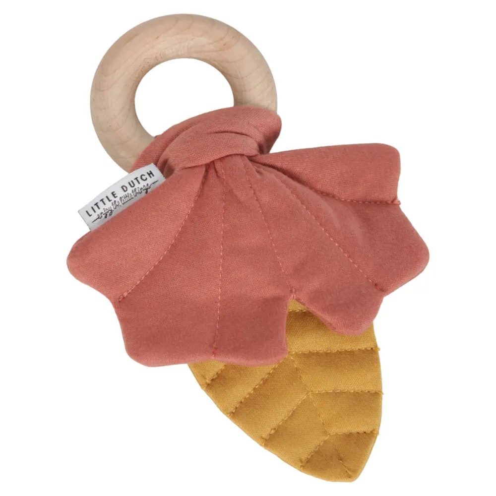 wooden_ring_rattle_leaves_0.webp Kids Little Dutch Baby Toys>Wooden Ring Rattle Leaves, Red –