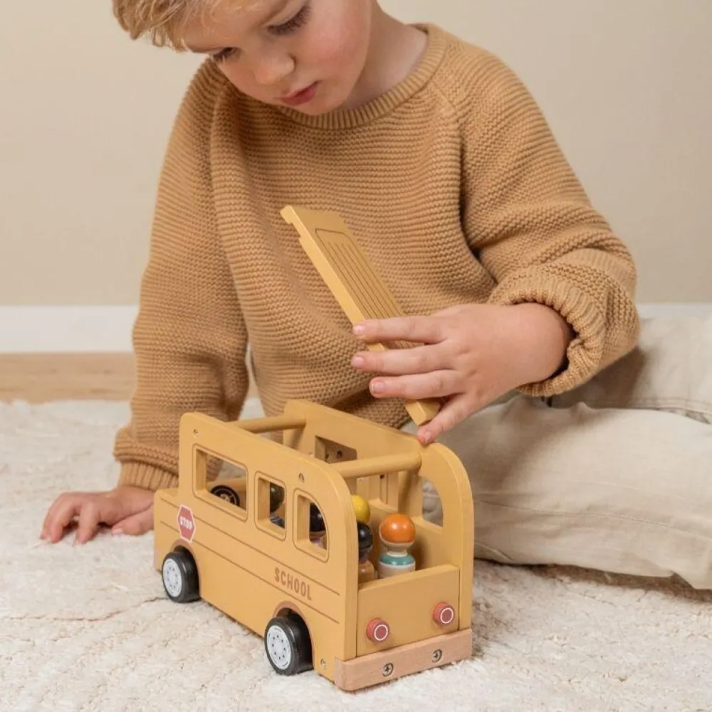 wooden_school_bus_with_fi_2.webp Kids Little Dutch Wooden Toys | Cars And Road Ways>Wooden School Bus with Figures –