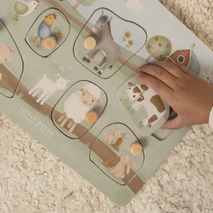Kids Little Dutch Games And Puzzles>Wooden Sound puzzle Little Farm –