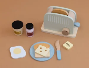 Kids Little Dutch Wooden Toys | Play Food>Wooden Toaster –