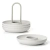 Zone Denmark Kitchen>Zone egg cups set of 4 singles light grey